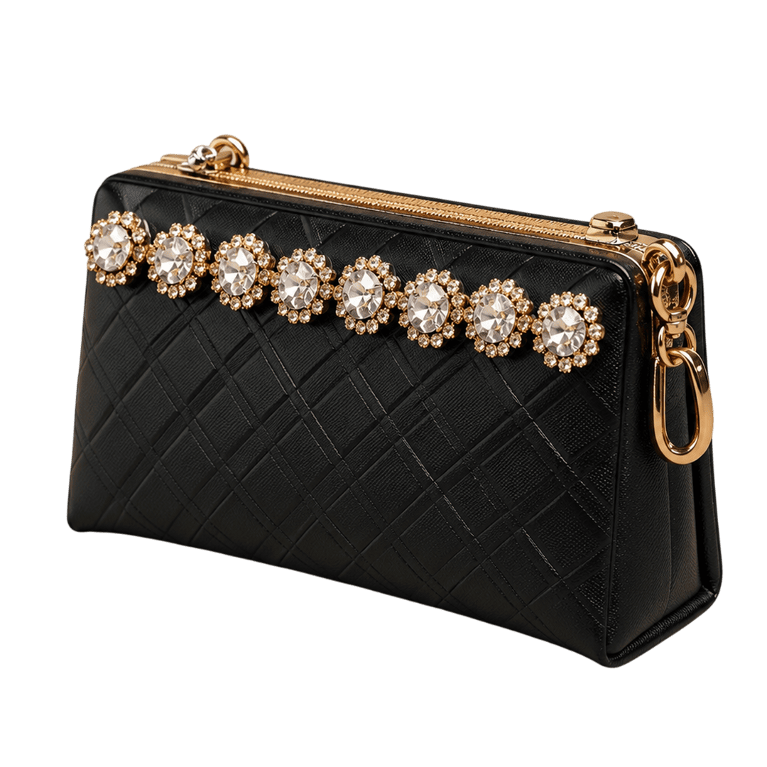 Onyx Jewel Wristlet